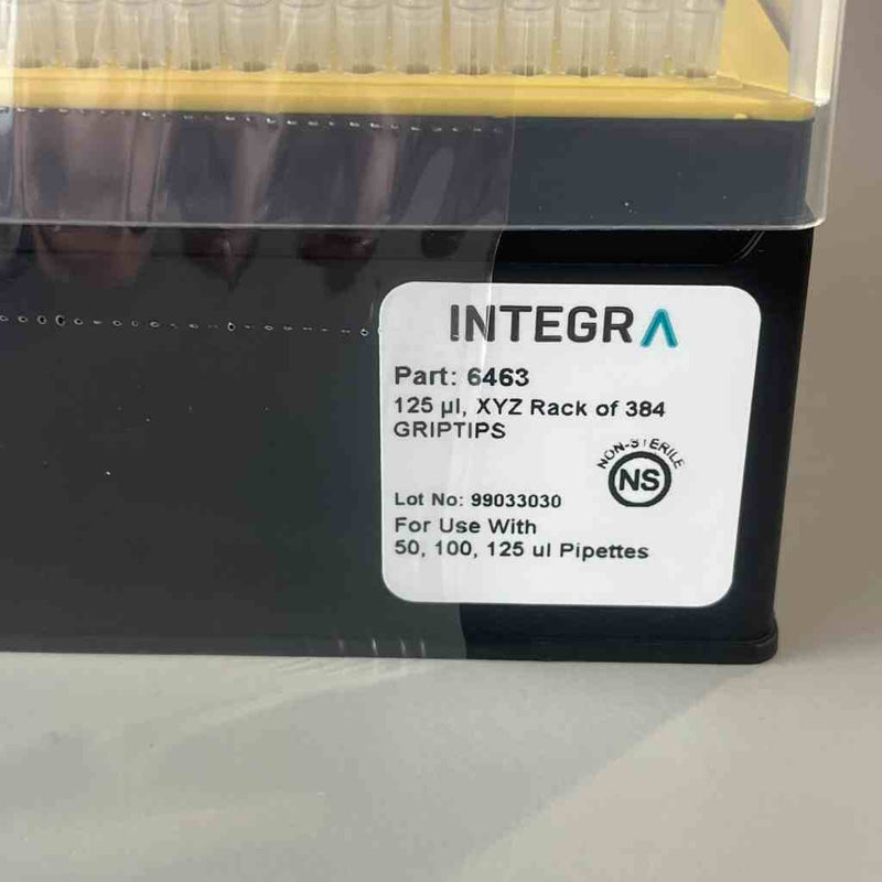 Integra Biosciences Pipette Tips 125 ul GripTip Viaflo 10 Racks of 384 Tips Pipets & Pipette Tips Integra
