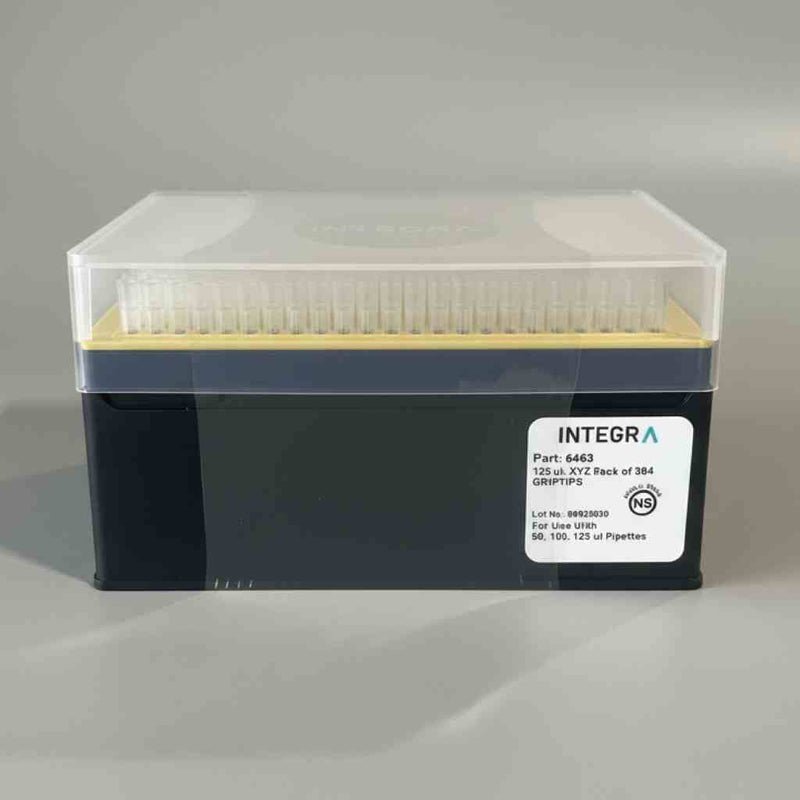 Integra Biosciences Pipette Tips 125 ul GripTip Viaflo 10 Racks of 384 Tips Pipets & Pipette Tips Integra