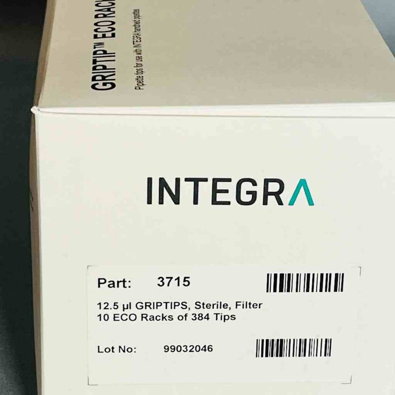 Integra Biosciences Pipette Tips 12.5 ul Sterile Filtered ECO 384-Tip Racks Pipets & Pipette Tips Integra