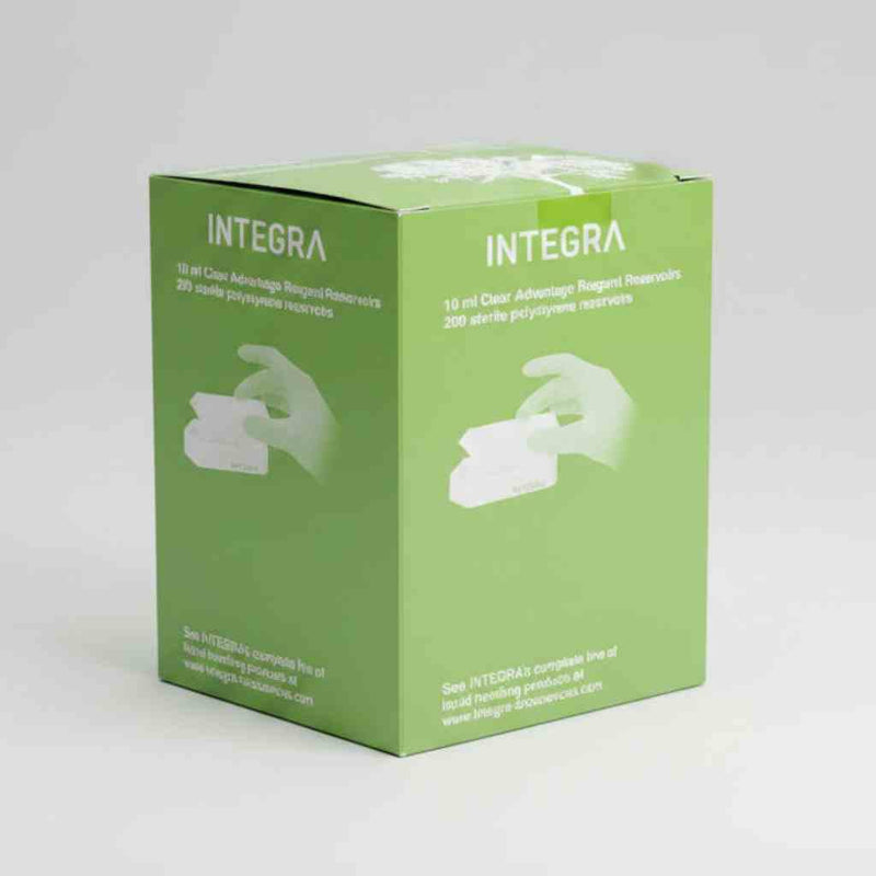 Integra Biosciences Reagent Reservoir 10ml Clear Advantage Polystyrene 200 Basins Reagent Reservoirs Integra