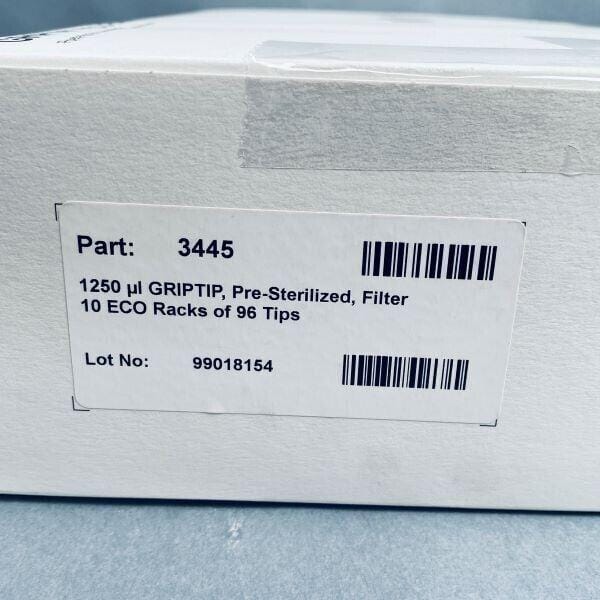 Integra Griptip 1250 ul with Filter Sterile Pack of 10 Eco Racks of 96 Tips Each Pipettes & Pipette Tips Integra