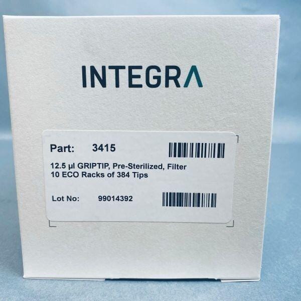Integra Pipet Tips 12.5 ul Griptip Sterile Filtered ECO Rack Total of 3840 Tips Pipets & Pipette Tips Integra
