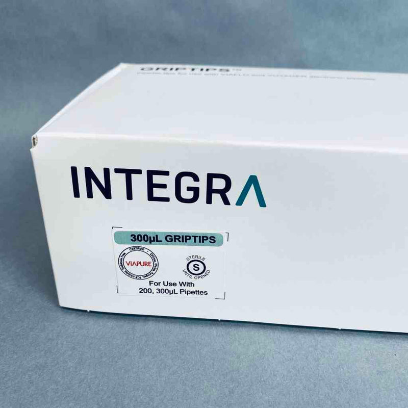 Integra Pipette Tip 300 ul GripTip Sterile Wide Bore 5 Racks with 96 Tips Each Pipets & Pipette Tips Integra