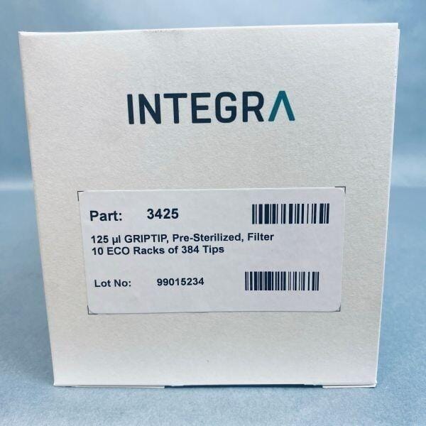 Integra Pipette Tips 125 ul Griptip Sterile Filtered ECO Rack Total of 3840 Tips Pipets & Pipette Tips Integra