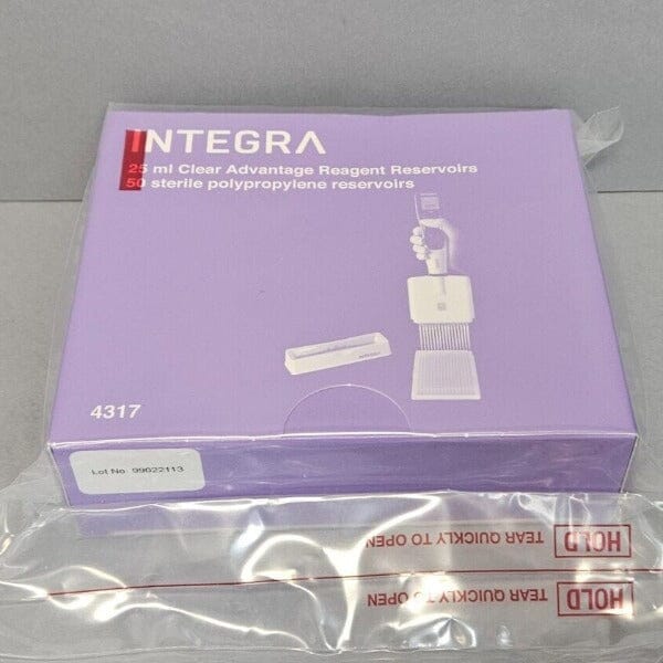 Integra Reagent Reservoir 25 ml Polypropylene 2 Packs - 100 Basins Lab Consumables::Reservoirs Integra