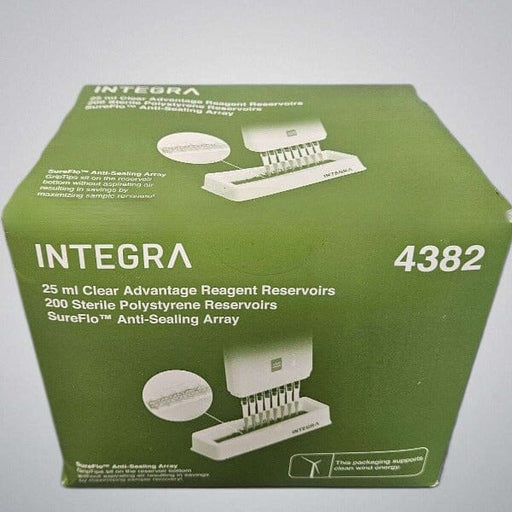 Integra Reagent Reservoir 25ml Polystyrene Case of 200 Basins Lab Consumables::Reservoirs Integra