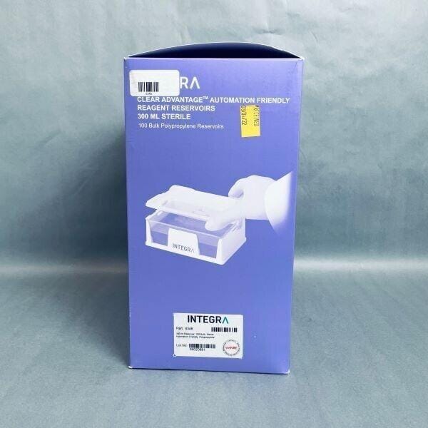 Integra Reagent Reservoir Clear Advantage 300 ml Sterile Total of 100 Reservoirs Reagent Reservoirs Integra
