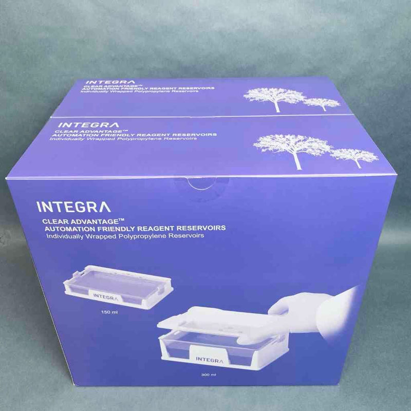 Integra Reservoir 300 ml Individually Wrapped Sterile Polypropylene Case of 30 Reservoirs Reagent Reservoirs INTEGRA