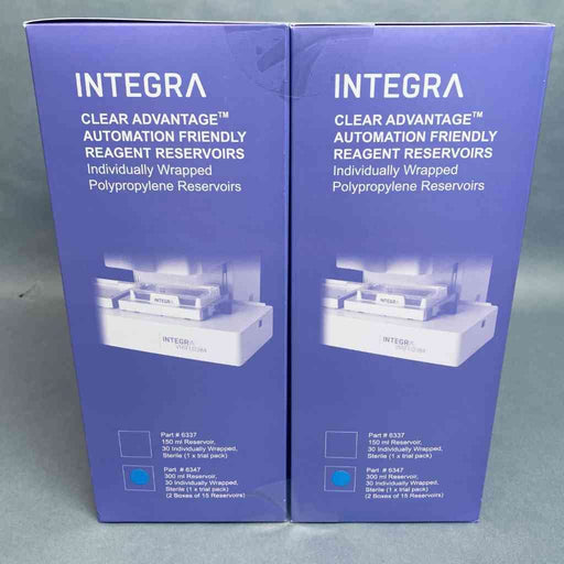 Integra Reservoir 300 ml Individually Wrapped Sterile Polypropylene Case of 30 Reservoirs Reagent Reservoirs INTEGRA