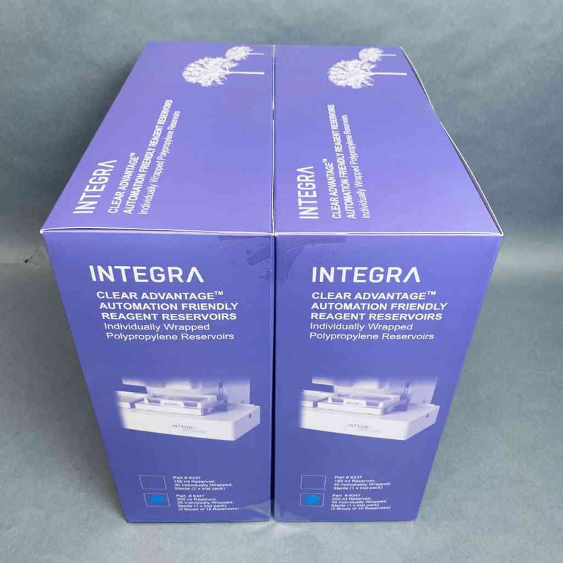 Integra Reservoir 300 ml Individually Wrapped Sterile Polypropylene Case of 30 Reservoirs Reagent Reservoirs INTEGRA