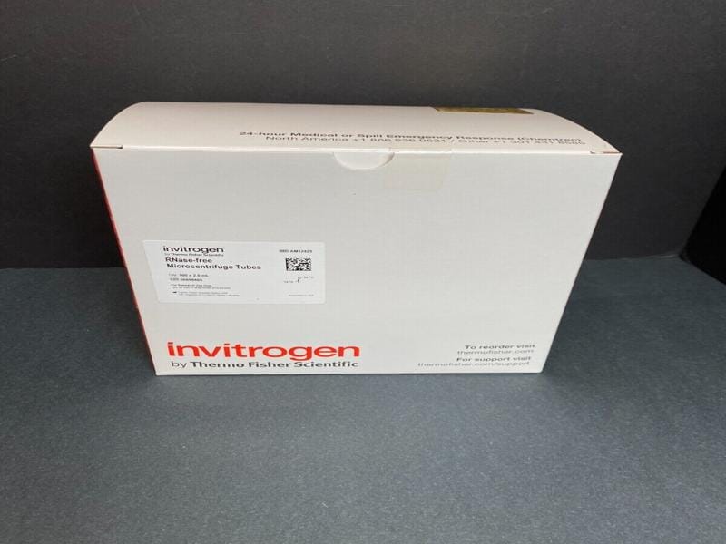 Invitrogen AM12425 Centrifuge Tube 2 ml Pack of 500 Tubes Lab Consumables::Tubes, Vials, and Flasks Invitrogen