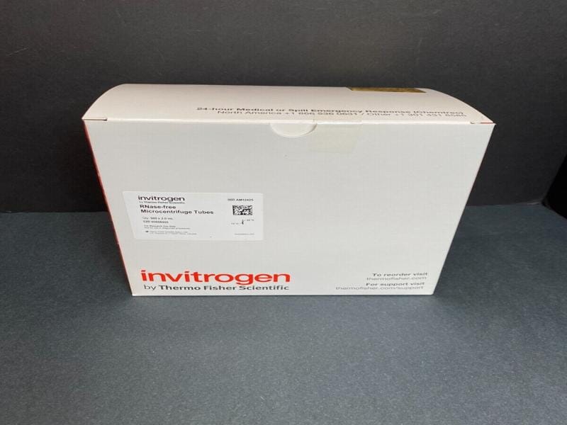Invitrogen AM12425 Centrifuge Tube 2 ml Pack of 500 Tubes Lab Consumables::Tubes, Vials, and Flasks Invitrogen