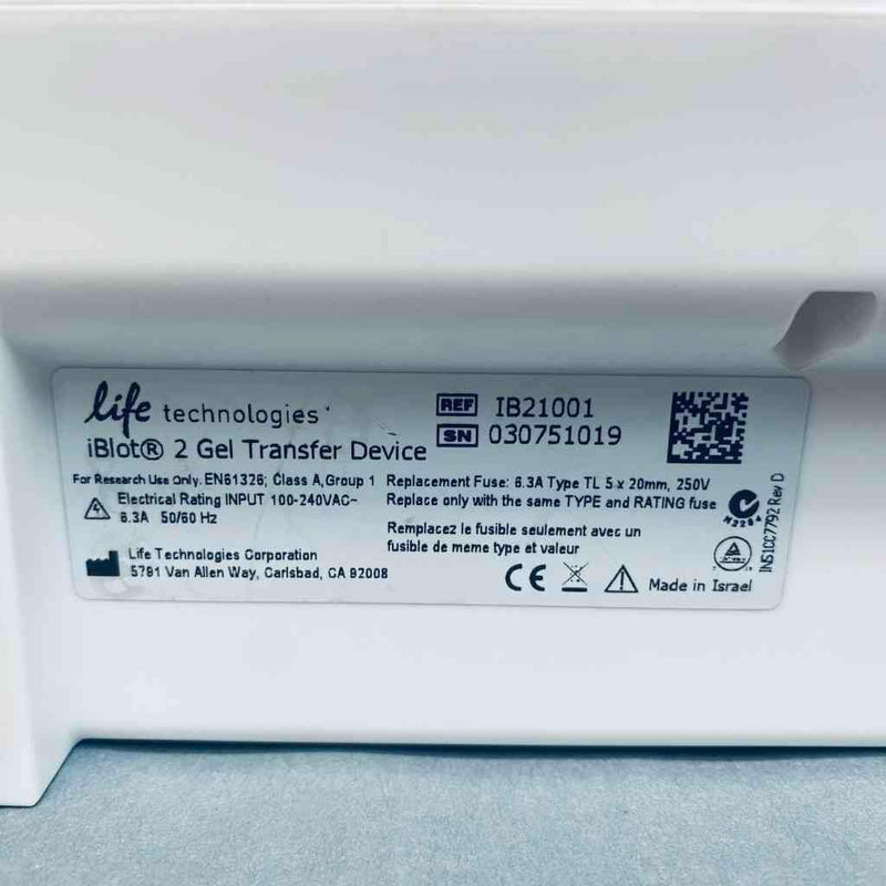 Invitrogen iBlot 2 Gel Transfer Device PCR Thermal Cyclers Invitrogen