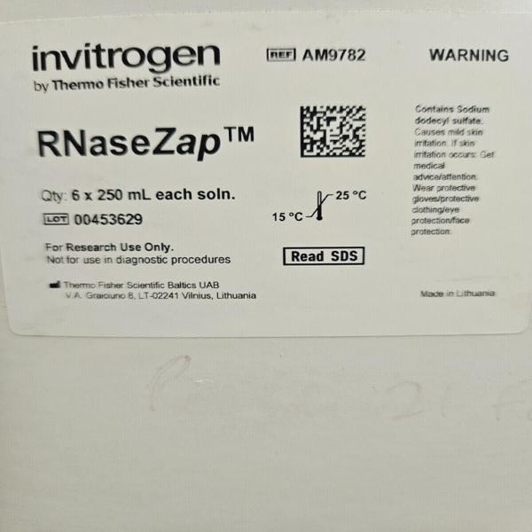 Invitrogen RNaseZap 250 ml RNAase Cleaning Agent 5 Solutions Other Invitrogen