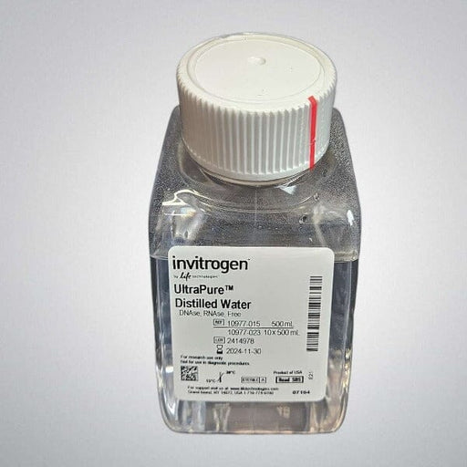 Invitrogen UltraPure Distilled Water 500 ml Case of 10 Bottles Other Invitrogen