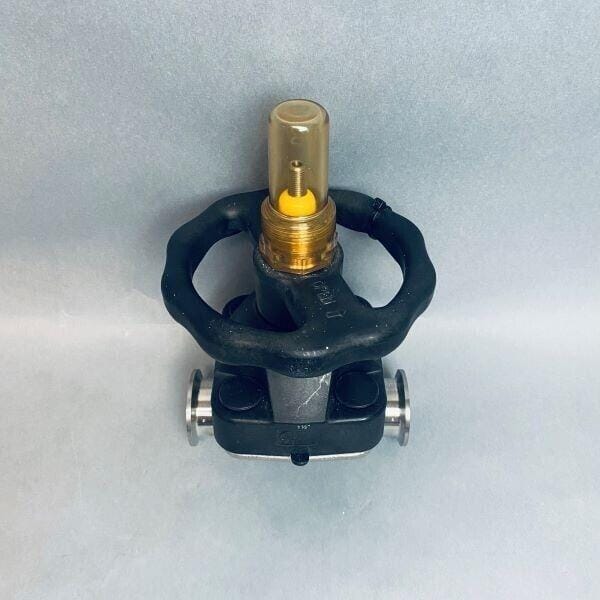 ITT Manual Valve 50 mm Tri-Clamp Openings Stainless Steel Valves ITT