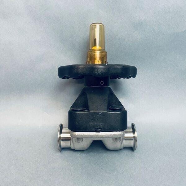 ITT Manual Valve 50 mm Tri-Clamp Openings Stainless Steel Valves ITT