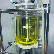 Jacketed Glass Reactor System 20 L Capacity with Gear Motor Bioreactors & Fermenters VWR