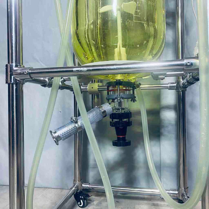 Jacketed Glass Reactor System 20 L Capacity with Gear Motor Bioreactors & Fermenters VWR