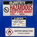 Justrite Hazardous Material Cabinet 22 Gallon 3 Shelf Single Door Blue Cabinet Lab Equipment: Other Lab Equipment Justrite