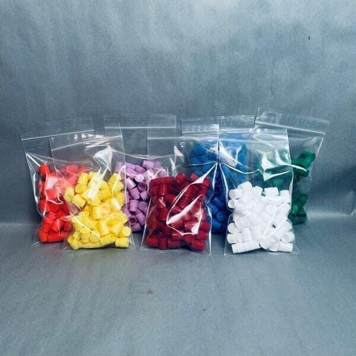 Karter Scientific Hollow tube Cap 16 mm Assorted Colors Total of 400 Caps Lab Consumables::Tubes, Vials, and Flasks Karter Scientific