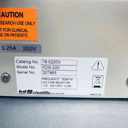 KD Scientific Multi Syringe Infusion Pump KDS220 Medical & Lab Pumps KD Scientific