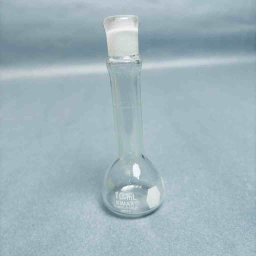 KIMAX Volumetric Flask Class B 10 ml Stopper No. 9 Lot of 7 Flasks Glassware Kimble