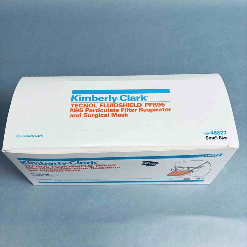 Kimberly-Clark 46827 Face Mask N95 Orange Small Case of 6 Boxes with 35 Masks Each - Total of 210 Masks PPE Kimberly-Clark