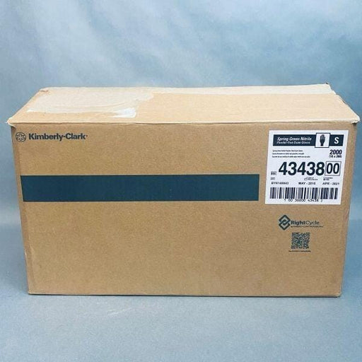Kimberly-Clark Disposable Nitrile Gloves Spring Green 4.7 mil Small 1400 Total Lab Gloves Kimberly-Clark