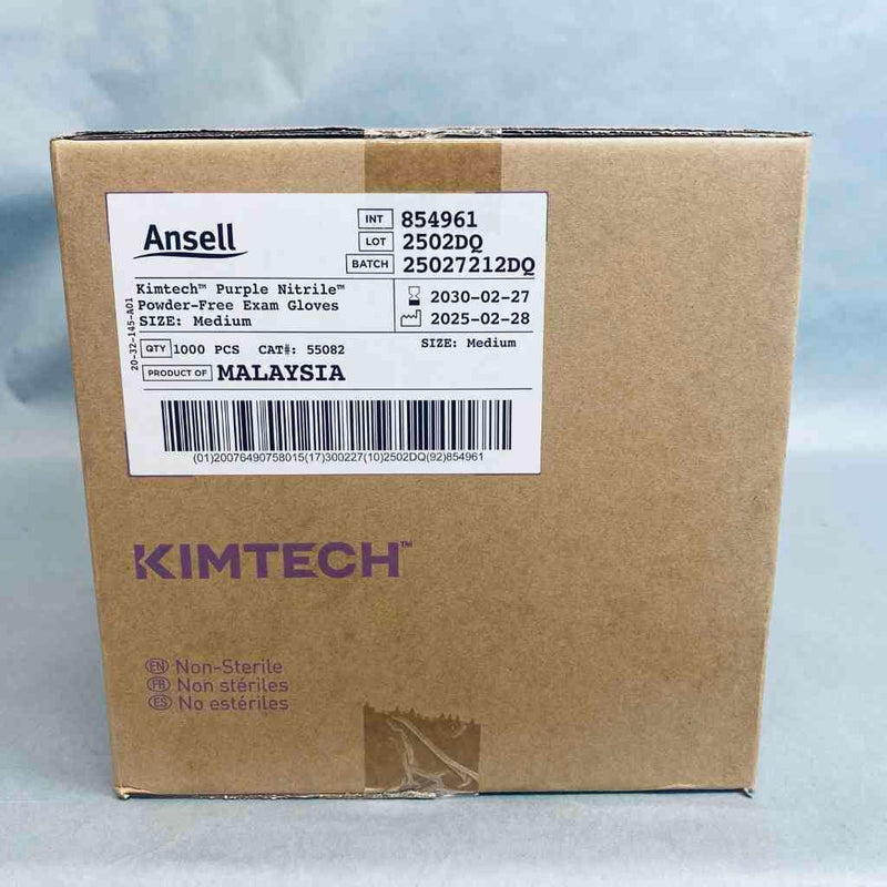 Kimberly-Clark Nitrile Exam Gloves Medium Powder Free 10 Boxes with 100 Gloves Each Disposable Gloves Kimberly-Clark