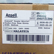 Kimberly-Clark Nitrile Exam Gloves Medium Powder Free 10 Boxes with 100 Gloves Each Disposable Gloves Kimberly-Clark