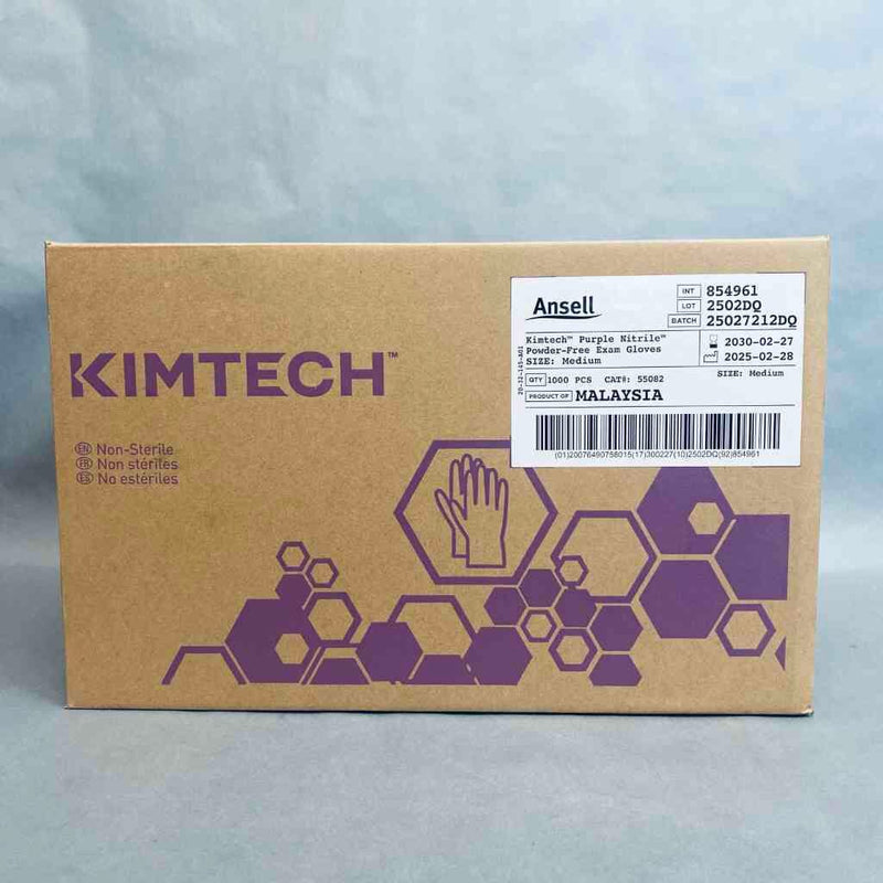 Kimberly-Clark Nitrile Exam Gloves Medium Powder Free 10 Boxes with 100 Gloves Each Disposable Gloves Kimberly-Clark