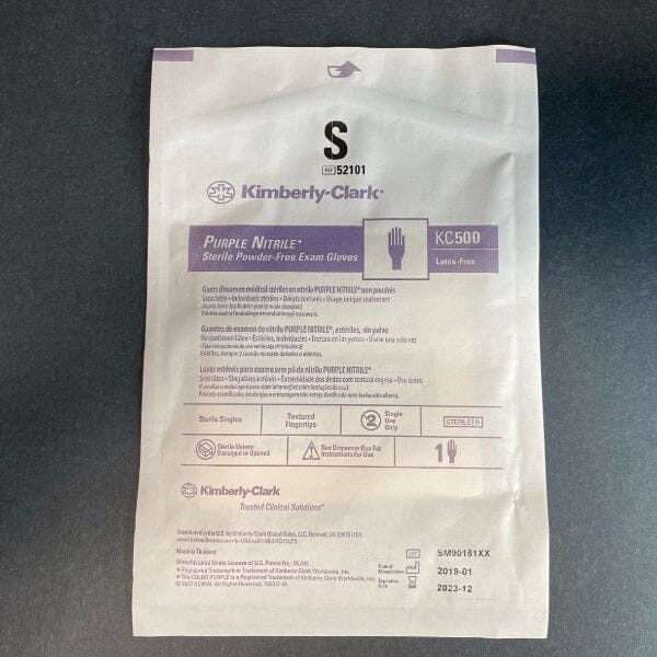 Kimberly Clark Nitrile Exam Gloves Small Purple Powder Free 329 Gloves Kimberly-Clark