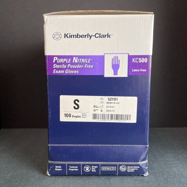 Kimberly Clark Nitrile Exam Gloves Small Purple Powder Free 329 Gloves Kimberly-Clark