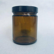 Kimble Chase Straight-Sided Jars, Amber 8 oz - Lot of 9 Jars Glassware Kimble Chase