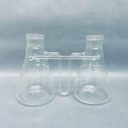 Kimble Double Erlenmeyer 250 ml Glass Flasks for Distillation Lab Flasks Kimble