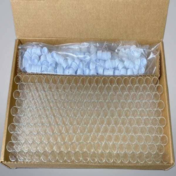 Kimble Glass Vial 2 ml Plug Needle Closure 12 x 31 mm 400 Vials Lab Consumables::Tubes, Vials, and Flasks Kimble