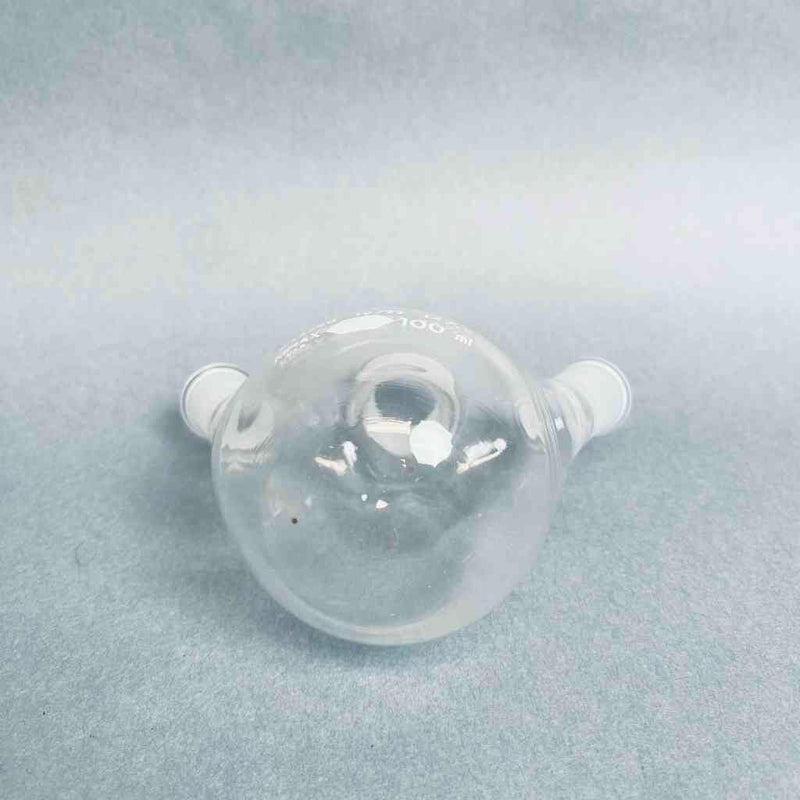 Kimble Kimax 3-Neck 100 ml Round Bottom Flask 19/22 CN 14/20 SN Jointed Glassware Kimble