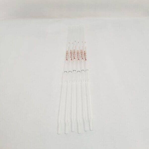 Kimble Kimax-51 Volumetric Pipet 2.5 ml TD Grade A Total of 6 Pipettes Pipettes Kimble