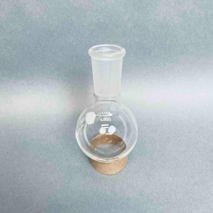 Kimble Kimax Boiling Flask 100 ml 24/40 Joint Set of 2 Flasks Jointed Glassware Kimax