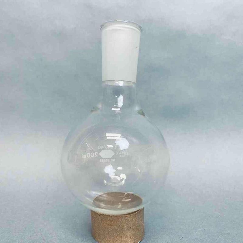 Kimble Kimax Boiling Flask 200 ml 24/40 Joint Set of 2 Flasks Jointed Glassware Kimble