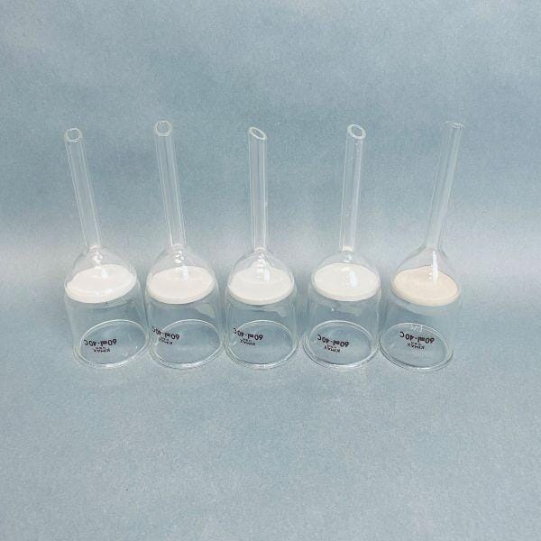 Kimble Kimax Buchner Filter Funnel 60 ml Coarse Frit Lot of 5 Funnels Funnels Kimble