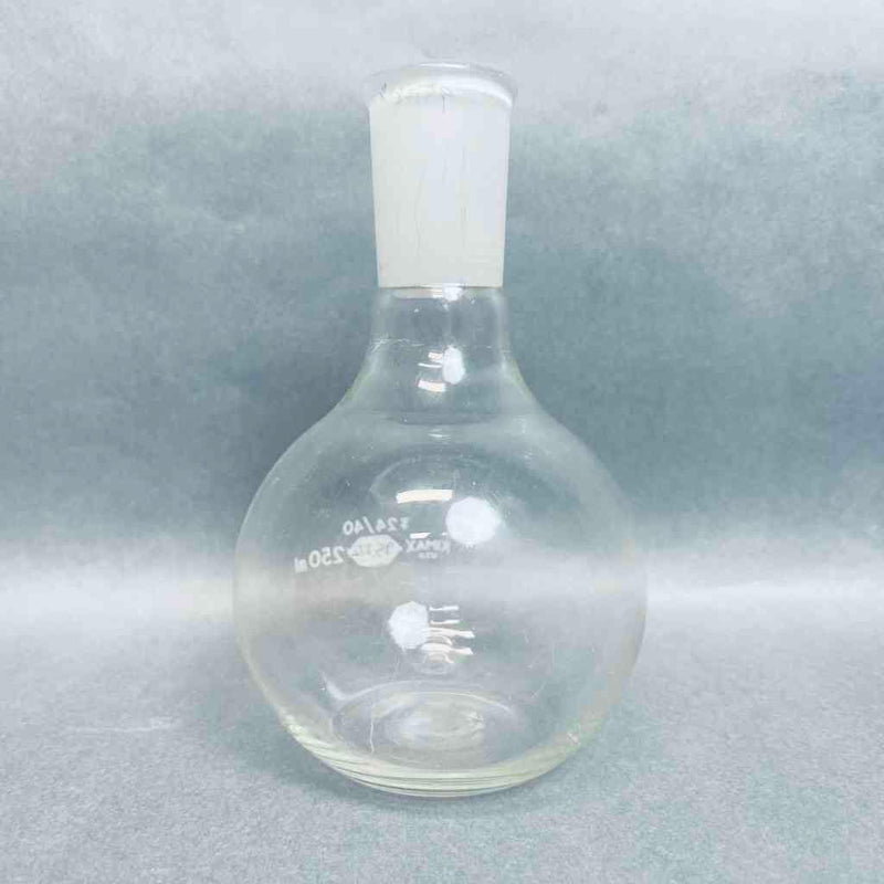 Kimble Kimax Flat Bottom Boiling Flask 250 ml 24/40 STJ Assorted Lot of 7 Flasks Jointed Glassware Corning