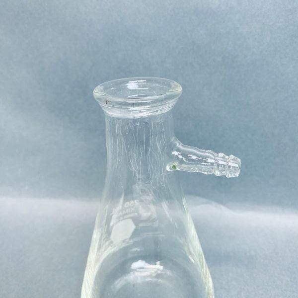 Kimble Kimax Graduated Filter Flask 250 ml Glass Side Arm Lot of 10 Flasks Lab Flasks Kimble