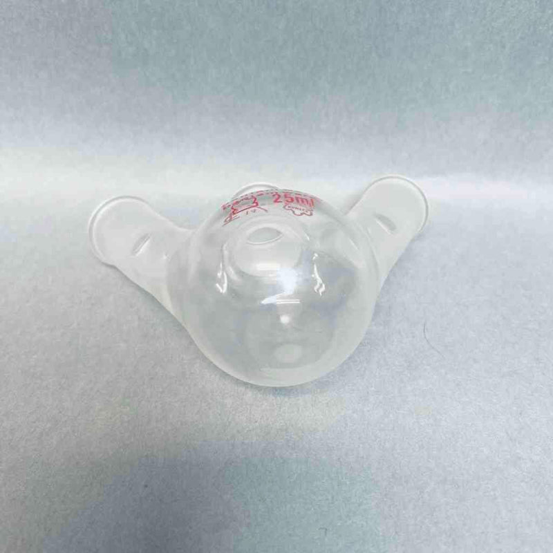 Kimble Kontes 3 Neck Round Bottom Flask 25 ml 14/20 Angled Joints Jointed Glassware Kimble Kontes