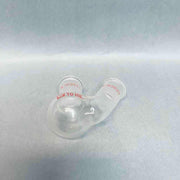 Kimble Kontes Angled 2 Neck Round Bottom Flask 10 ml 14/20 Joints Lot of 2 Flasks Jointed Glassware Kimble Kontes