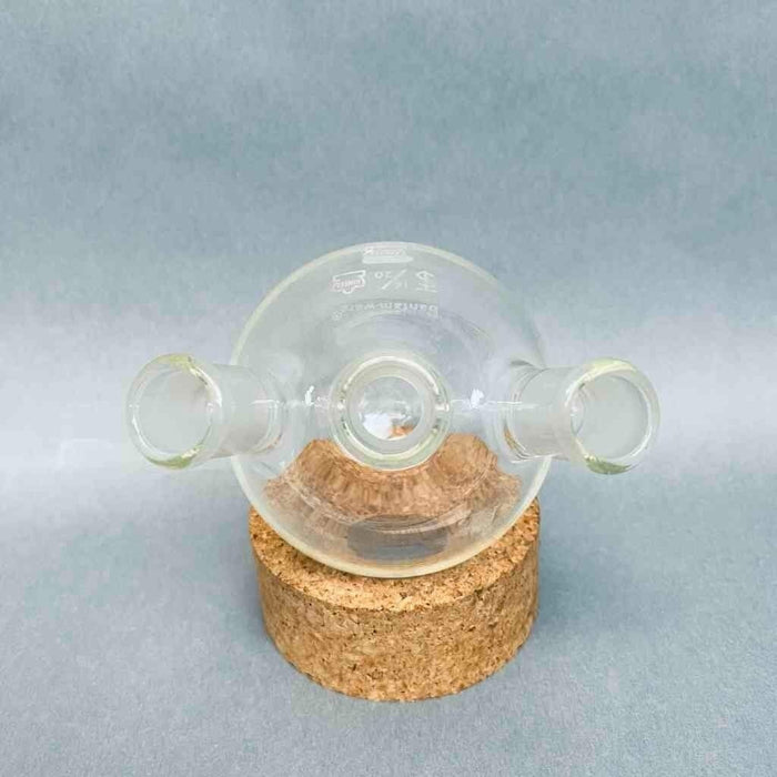 Kimble Kontes Angled 250 ml 3 Neck Round Bottom Flask 14/20 Joints Jointed Glassware Kimble