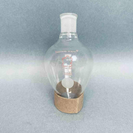 Kimble Kontes Pear Shaped Boiling Flask 100 ml 14/20 Joint Lot of 8 Flasks Jointed Glassware Kimble Kontes