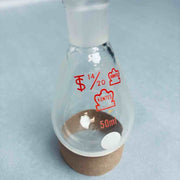 Kimble KONTES Recovery Flasks 50 ml 14/20 Outer Joint Total of 8 Flasks Jointed Glassware Kimble Kontes