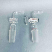 Kimble Kontes Right Angle Flow Control Adapter 24/40 Lower Pack of 2 Adapters Jointed Glassware Kimble Kontes